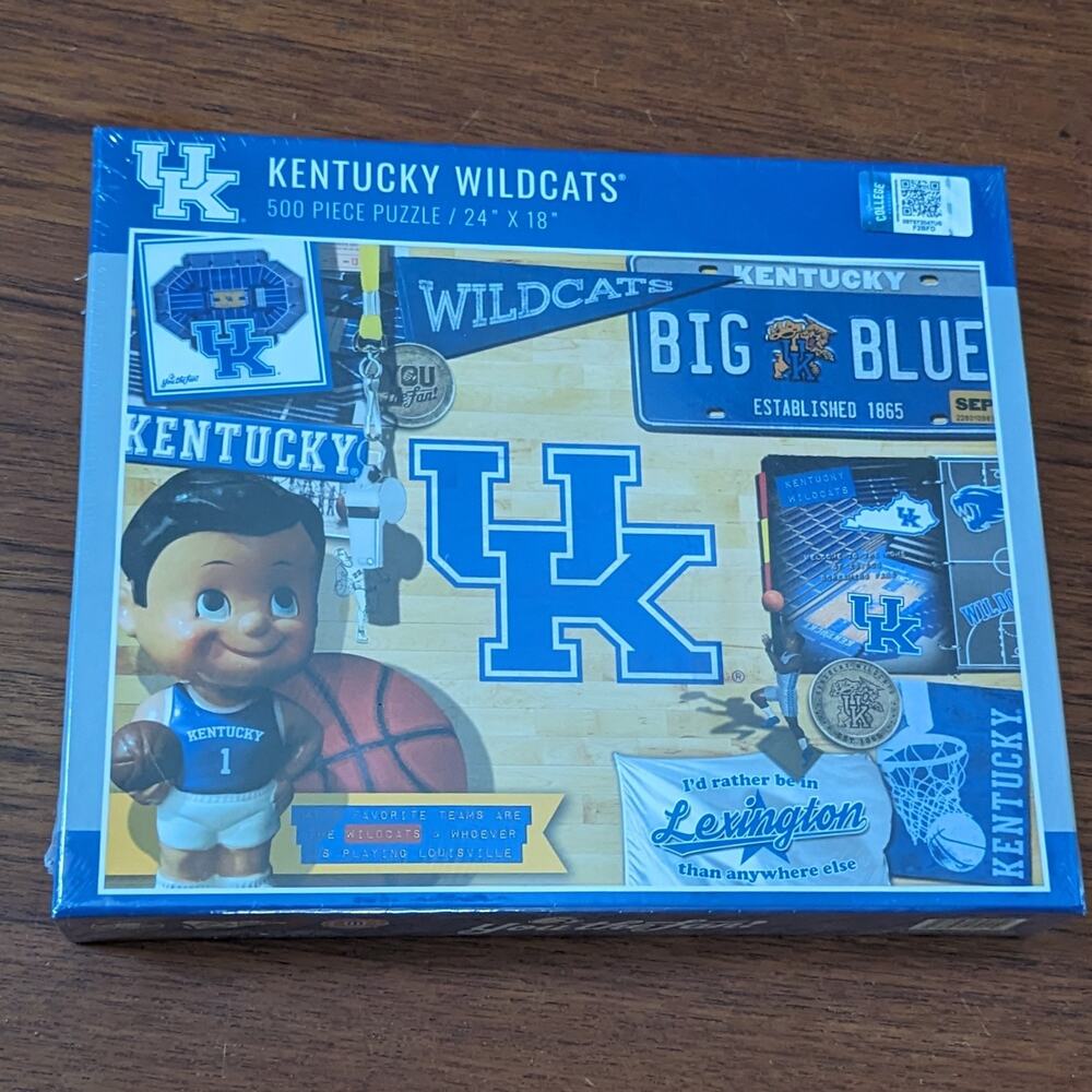 NEW Kentucky Wildcats College Jigsaw Puzzle 500 Pc Sealed